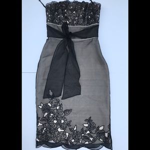 White House Black Market black and white dress 0